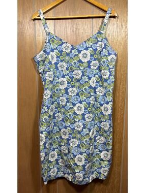 Vintage Y2K Floral Dress 70s Disco Psychadelic Old Navy Babydoll